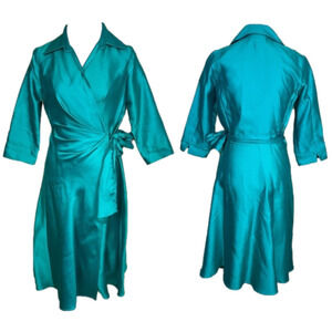 MAXMARA Green Wrap Dress